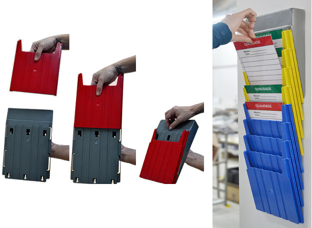 Wall-mount document holders
