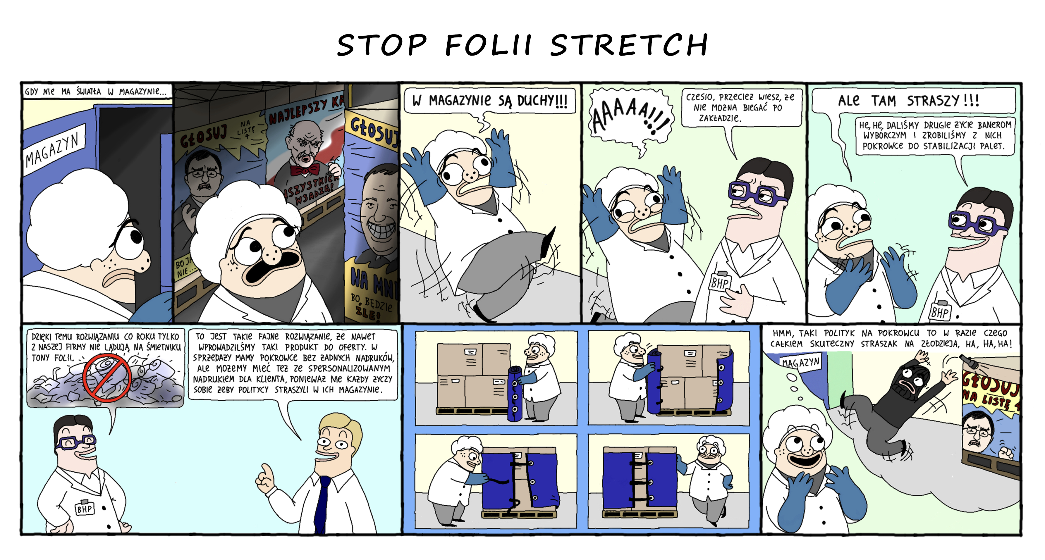 Stop folii stretch
