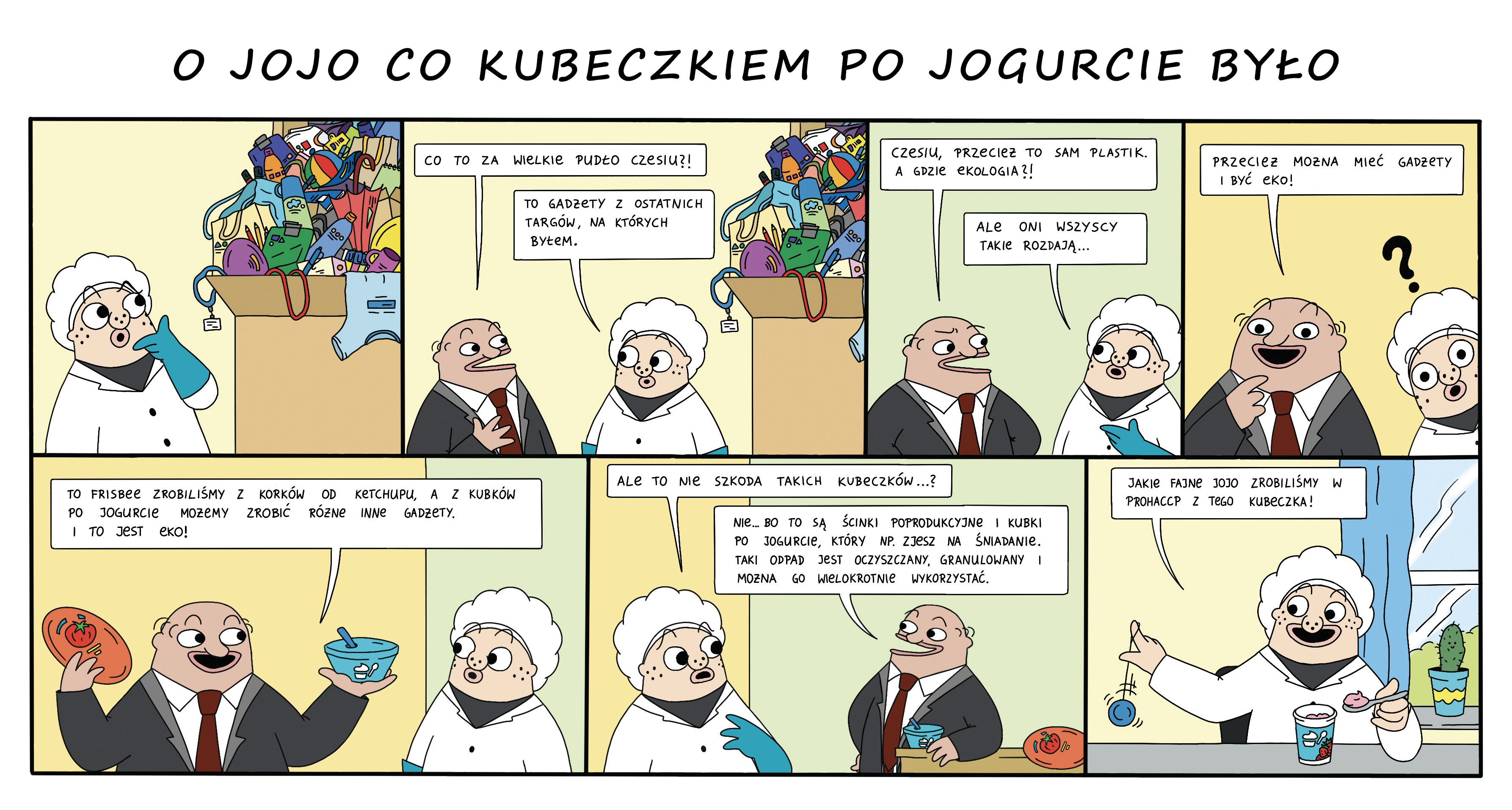 O jojo co kubeczkiem po jogurcie było
