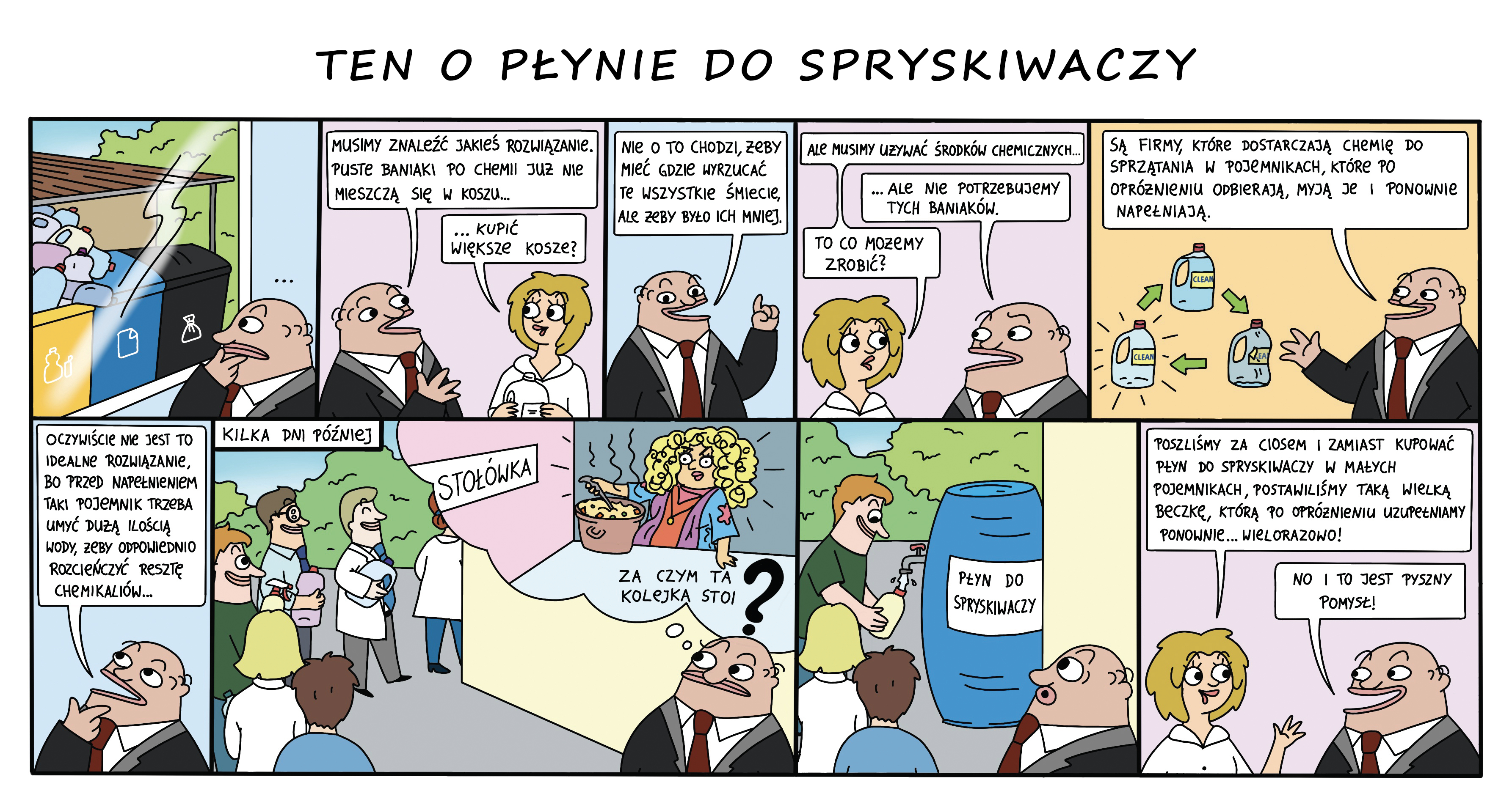 Ten o płynie do spryskiwaczy