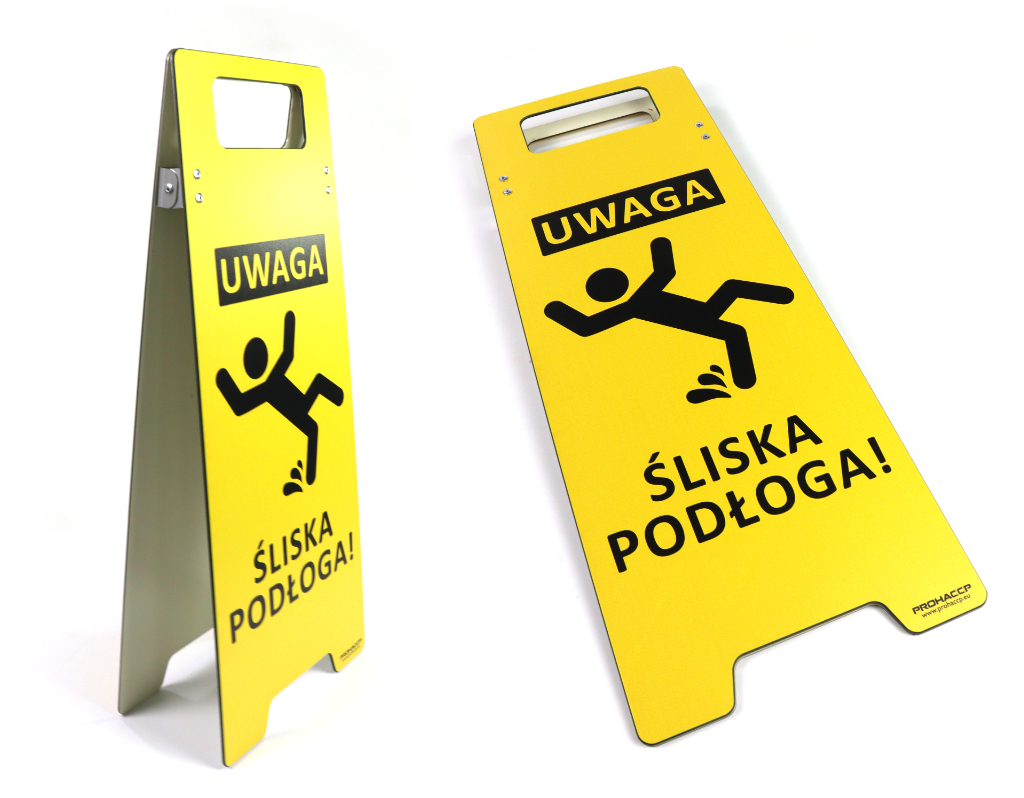 Nowość!!! Potykacz (znak) rozkładany z indywidualnym nadrukiem