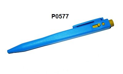 Detectable pen for difficult conditions 