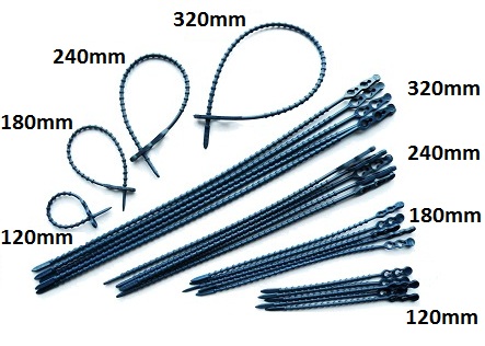Cinchos para cables detectables 120 mm