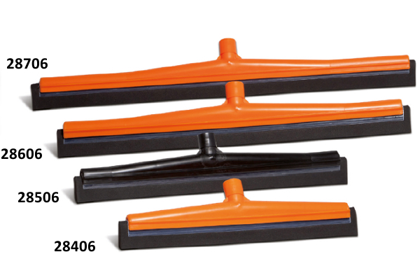 Squeegee with double rubber