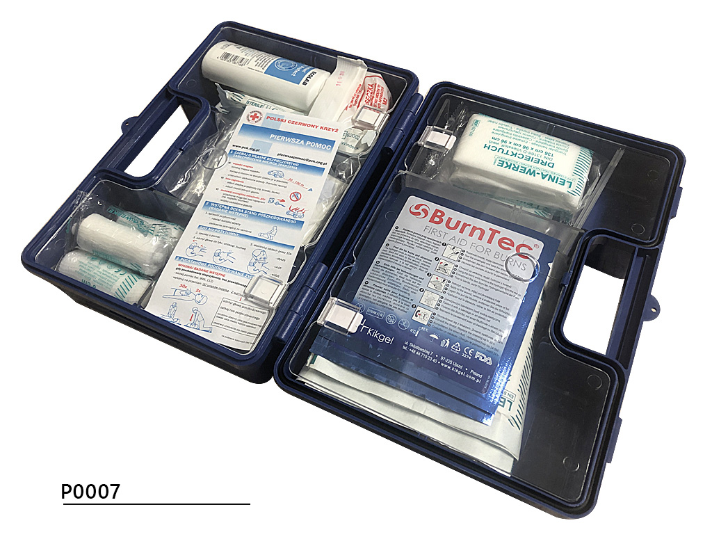 Ertste-Hilfe-Koffer HACCP mit Ausrüstung 