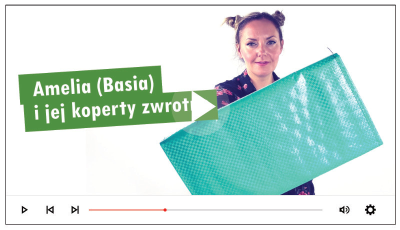 Amelia (Basia) i jej koperty zwrotne