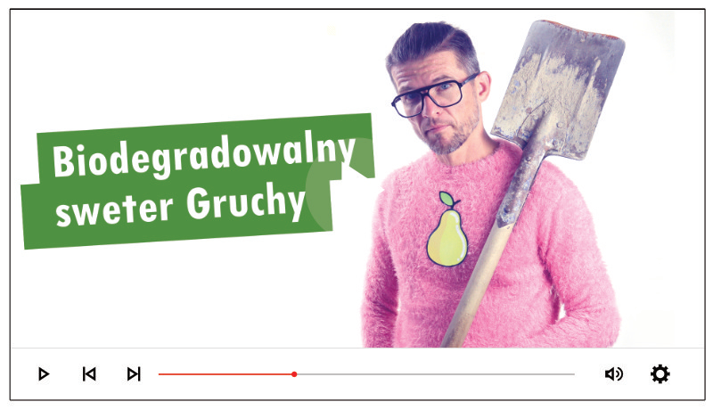 Biodegradowalny sweter Gruchy