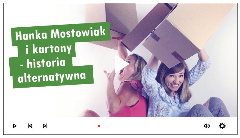 Hanka Mostowiak i kartony