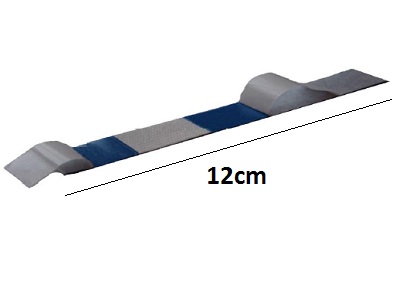Metallitallidetektoriga tuvastatav sinine plaaster
12,0x2,0mm